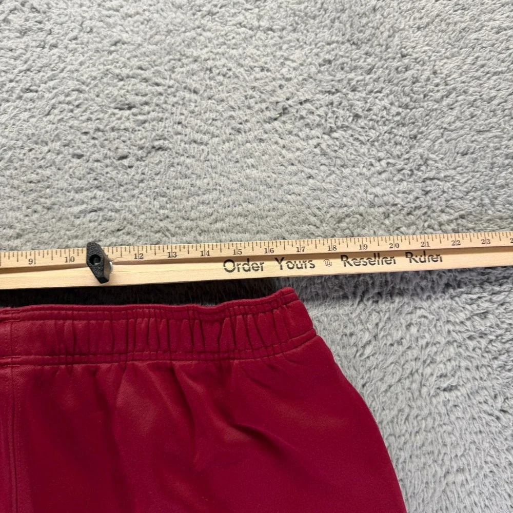 Adidas ClimaWarm Sweatpants Mens L Red Lined Bates Football Running Performance